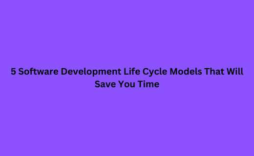 5 Software Development Life Cycle Models That Will Save You Time_499.png